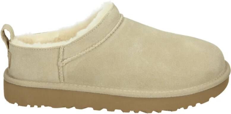 UGG Beige Suède Classic Micro Laarzen