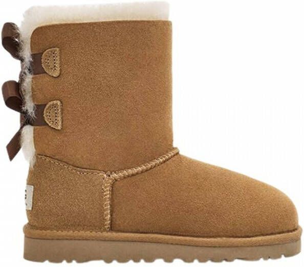 Ugg Short Bailey Bow II laarzen voor Grote Kinderen in Brown Shearling