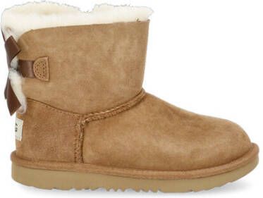 Ugg Mimi Bailey Bow II suède enkelboots camel Bruin Meisjes Suede 23.5 - Foto 4