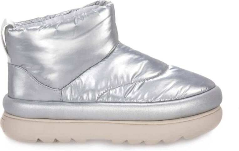 UGG Snowboots Dames Classic Maxi Mini Metallic Maat: 38 Materiaal: Textiel Kleur: Zilver - Foto 4
