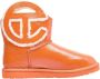 Ugg Logo Mini Crinkle Enkellaarsjes Orange - Thumbnail 1