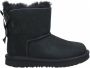 Ugg Mini Bailey Bow II laars voor Grote Kinderen in Black Leder - Thumbnail 1