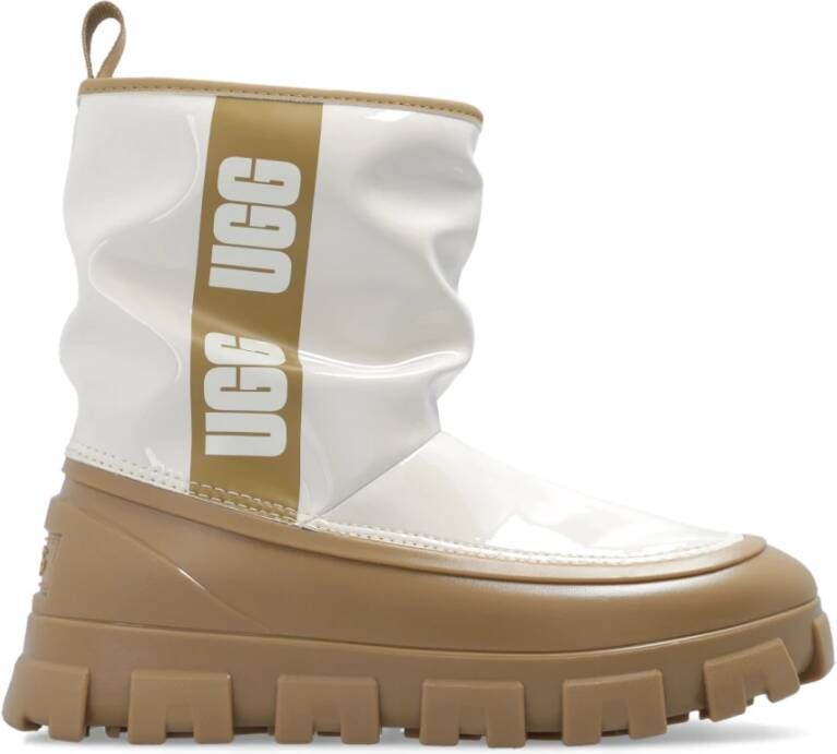 Ugg Brellah Mini enkellaarzen voor de sneeuw Wit Dames