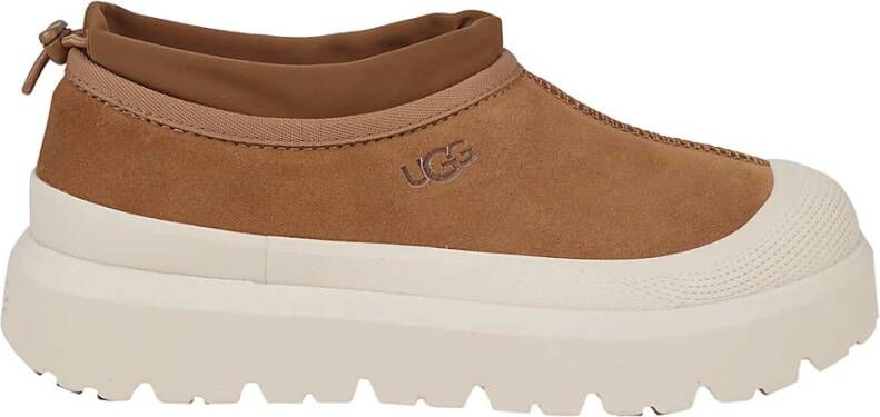 UGG Instappers M Tas Weather Hybrid Maat: 44 Materiaal: Suède Kleur: Cognac