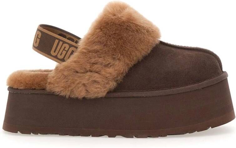 Ugg W Funkette Slippers Dames burnt cedar maat: 40 beschikbare maaten:36 37 38 39 40 41