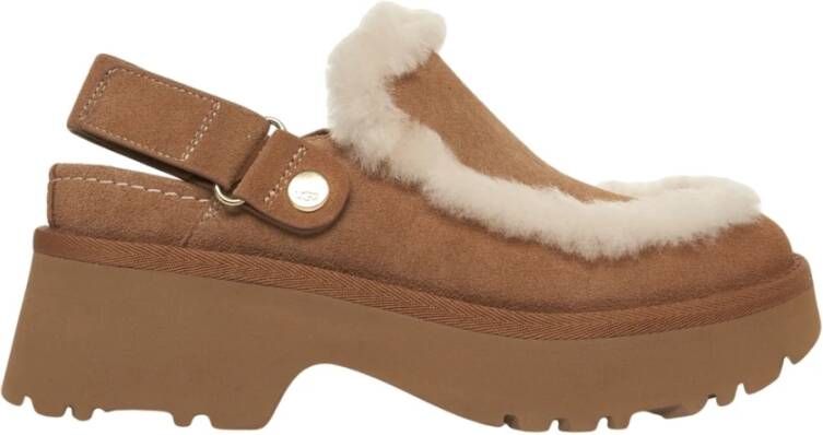 UGG Bruine Suède Plateau Pumps - Foto 2