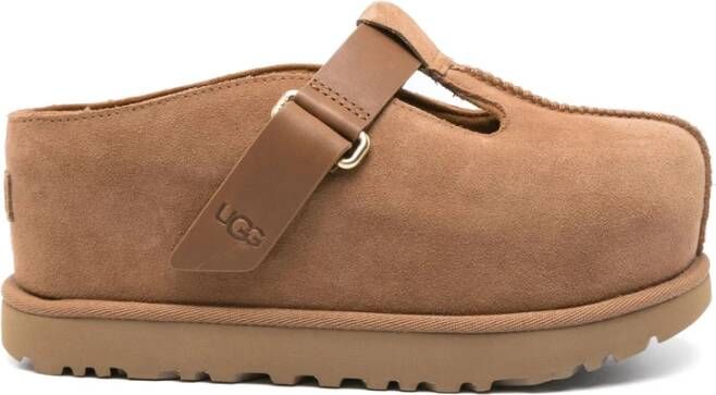 UGG Bruine Touch-Strap Platform Schoenen