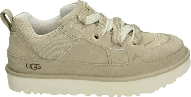UGG LO LOWMEL M Lage sneakersVrije tijdsschoenenPopulaire herenschoenenHeren sneakers Wit beige - Foto 6
