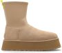 Ugg Klassieke Chestnut Dipper Laarzen Beige Dames - Thumbnail 6