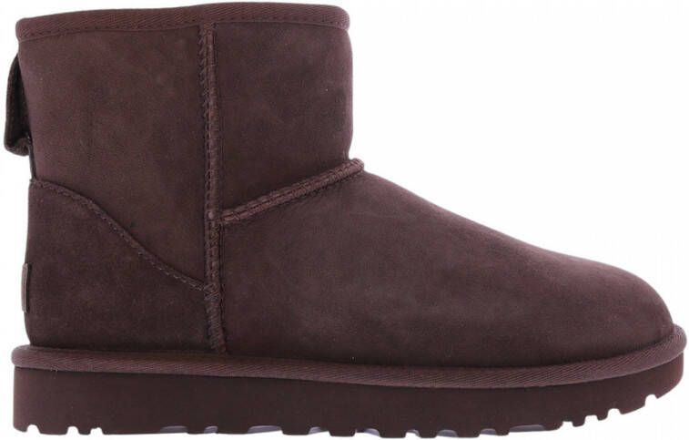 UGG Vachtlaarzen Dames Classic Mini Ii Maat: 36 Materiaal: Suède Kleur: Bruin