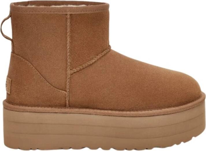 Ugg Classic Mini Platform Schoenen Brown Dames