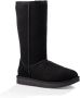 Ugg Enkelboot van schapenvacht met overlock-stiksels Black Dames - Thumbnail 1