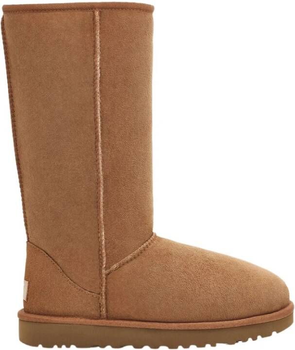 UGG Vachtlaarzen Dames Classic Tall Ii Maat: 40 Materiaal: Suède Kleur: Cognac