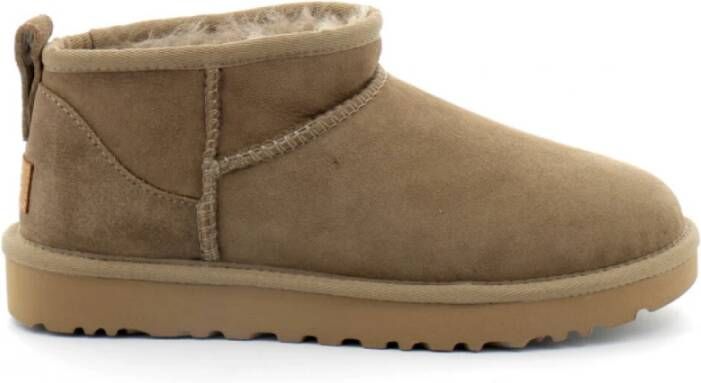 UGG Vachtlaarzen Dames W Classic Ultra Mini Suède Groen