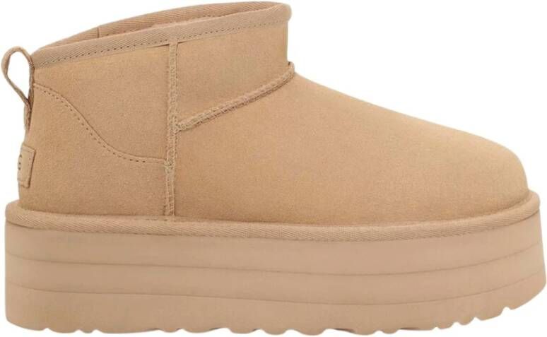 Ugg Classic Ultra Mini Platform Boots zand 1135092 DRI Beige Dames