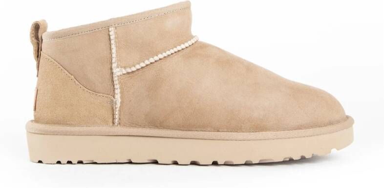 UGG Klassieke Zwarte Suède Shearling Laarzen