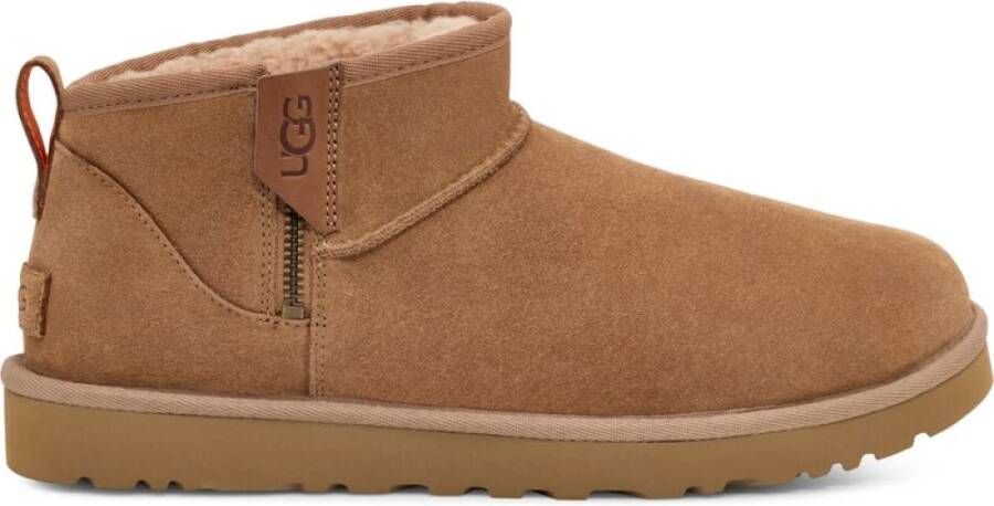 Ugg Classic Ultra Mini-laars met rits in Brown