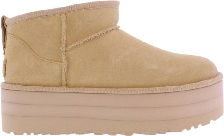 Ugg Classic Ultra Mini Platform Boots zand 1135092 DRI Beige Dames