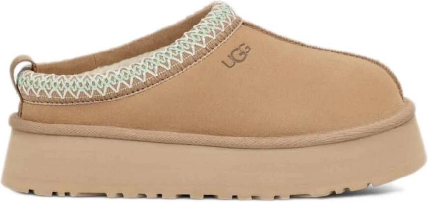 UGG Pantoffels Dames W Tazz Maat: 41 Materiaal: Suède Kleur: Beige