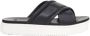 UGG Slippers Dames W Zayne Crossband Maat: 39 Materiaal: Leer Kleur: Zwart - Thumbnail 1