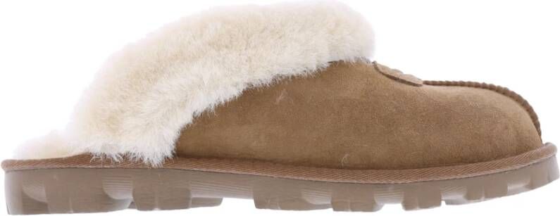 UGG Pantoffels Dames W Coquette Maat: 41 Materiaal: Suède Kleur: Cognac - Foto 4