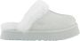 Ugg Gezellige Slipper Disquette Stijl White Dames - Thumbnail 8