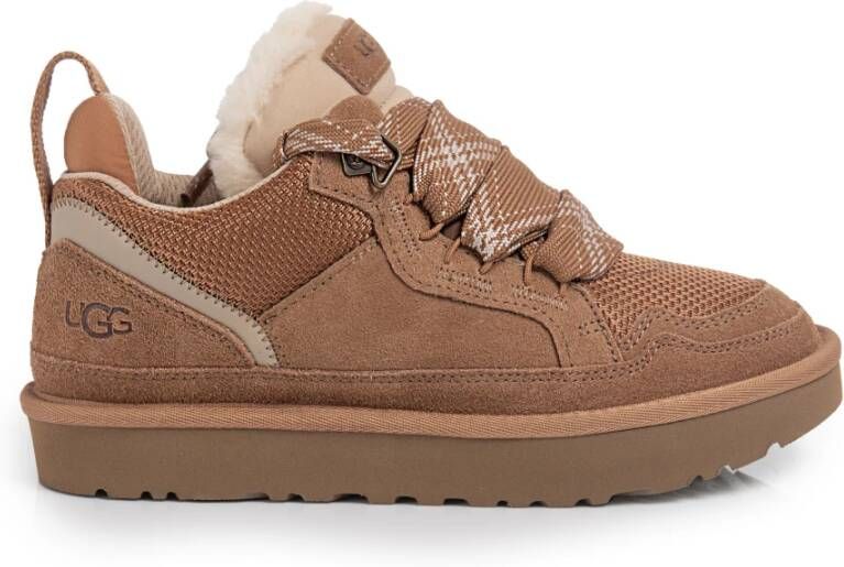 UGG Lage Sneakers W Lowmel Maat: 37 Materiaal: Suède Kleur: Cognac
