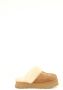 UGG Pantoffels Dames Sloffen Instappers Suède Harde zool Dichte hiel Disquette Cognac - Thumbnail 2