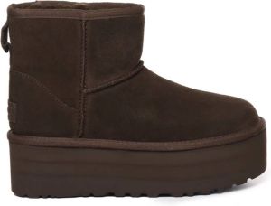 Ugg Classic Mini-laars met plateauzool voor Dames in Brown