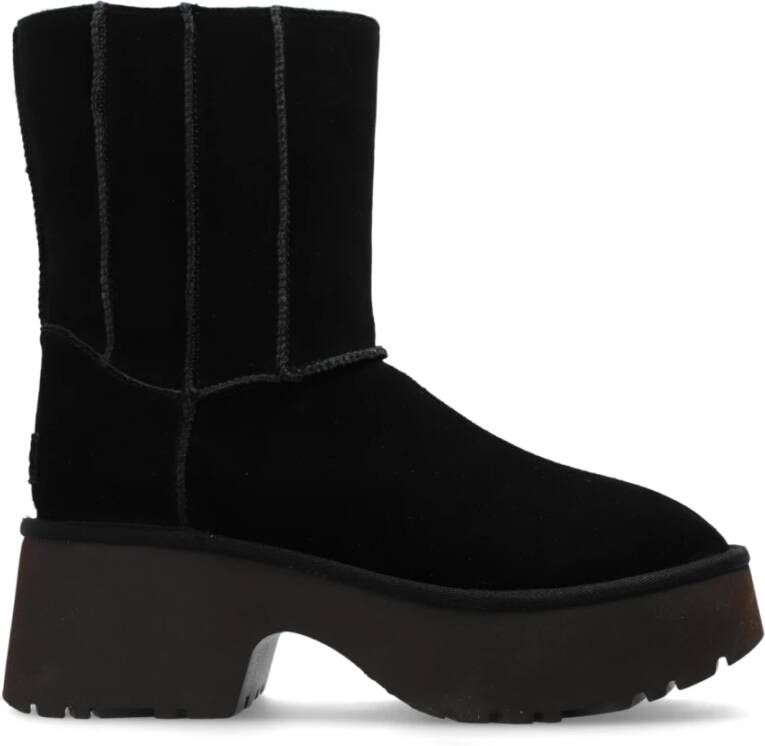 Ugg Enkellaarzen Klassiek Twin Seam New Heights Black Dames