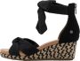 Ugg Yarrow Sandales voor Dames in Black Canvas | Suede - Thumbnail 2