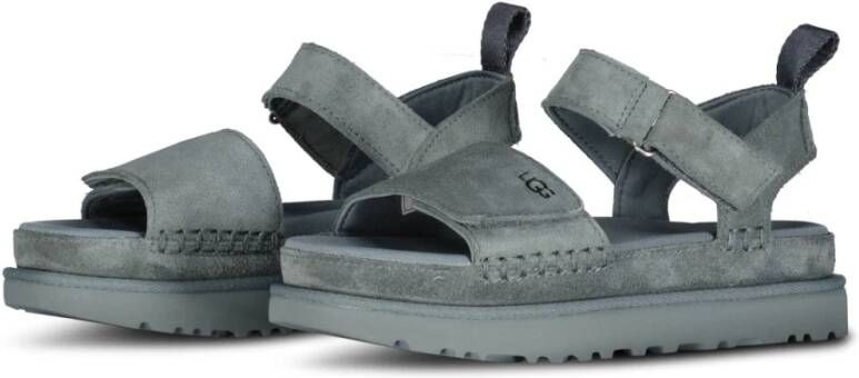 Ugg Flat Sandals Gray Dames
