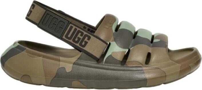 Ugg Flat Sandals Groen Dames