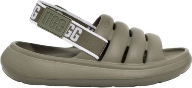 Ugg Flat Sandals Groen Dames