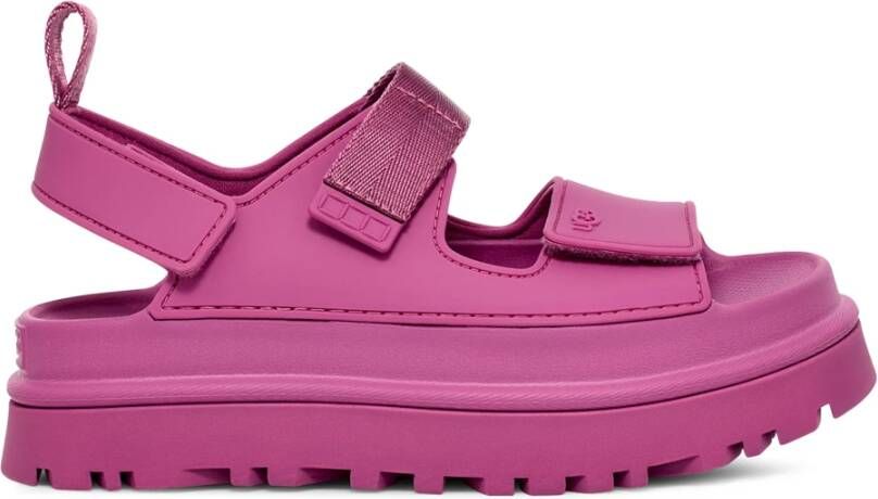 Ugg Flat Sandals Purple Dames