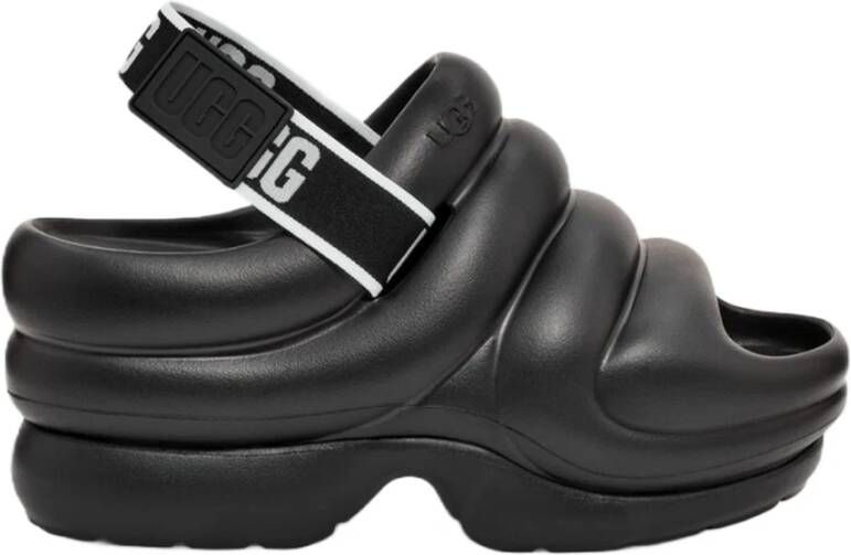 Ugg Flat Sandals Zwart Dames