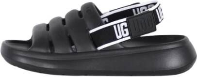 Ugg Flat Sandals Zwart Dames