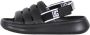 Ugg Flat Sandals MIINTO 3a1f7d76855bb4348be2 Zwart Dames - Thumbnail 14