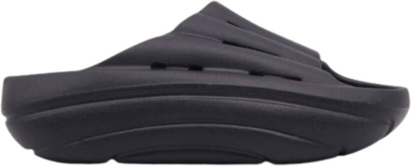 Ugg Zwarte Rubberen Foam Slide Slipper Black Dames