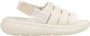 Ugg IJs Rubber Sandaal met Logo Detail Beige Dames - Thumbnail 1