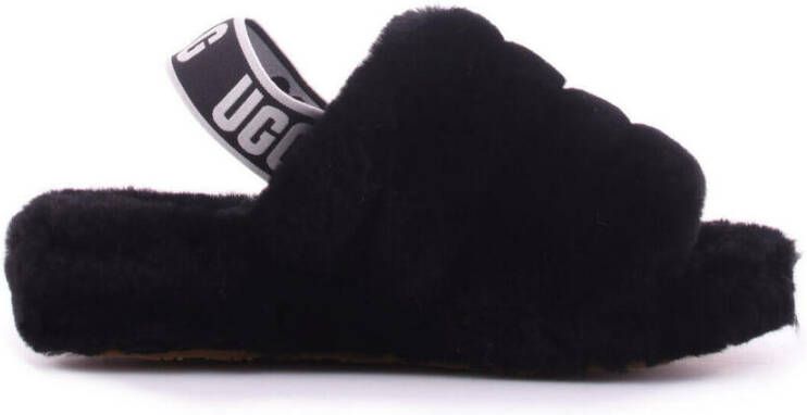 Ugg Fluff Yeah Logo sloffen beige 1095119 fluff yeah nat Beige Dames - Foto 8