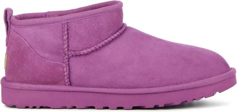 UGG Vachtlaarzen Dames W Classic Ultra Mini Maat: 38 Materiaal: Suède Kleur: Roze