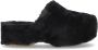 Ugg Zwarte Textuur Slip-on Muiltjes Zwart Dames - Thumbnail 1