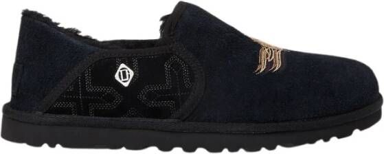 Ugg Geborduurde Leren Sneakers Black Heren