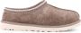 Ugg Geborduurde Shaggy Suède Muilezels Brown Heren - Thumbnail 1