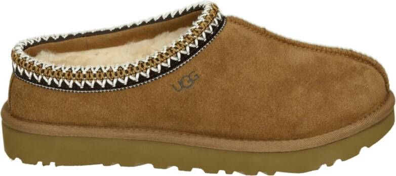 UGG Pantoffels Dames Sloffen Instappers Suède Harde zool Dichte hiel 5955 Zwart - Foto 11