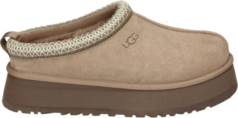 UGG Gezellige Gesloten Teen Slof in Taupe