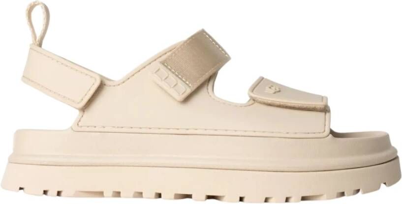 UGG Plateausandalen Goldenglow zomerschoen strandschoen plateausandaal met klittenbandsluitingen - Foto 7