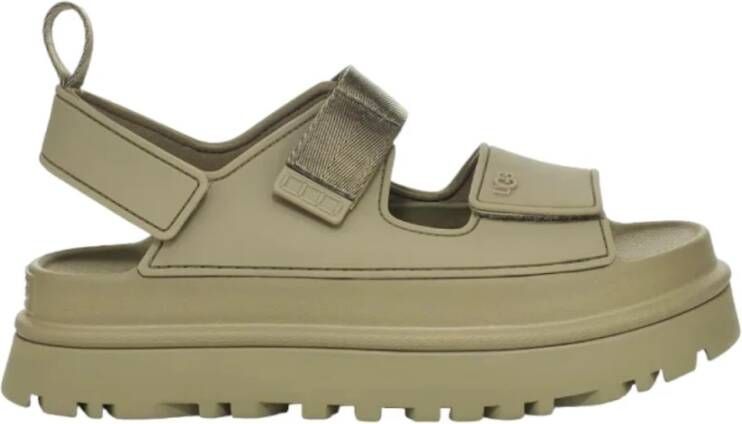 Ugg Militair Groene Sandalen met Bandjes Green Dames