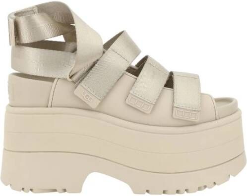 UGG Goldenrise Platform Sandalen in Geel